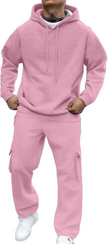 Sweatsuits للرجال بذلات رياضية هوديي Crewneck البلوز زمم بدلة رياضية 3 نمط الركض بدلة رياضية غير رسمية 2 قطعة مجموعات in Kuwait