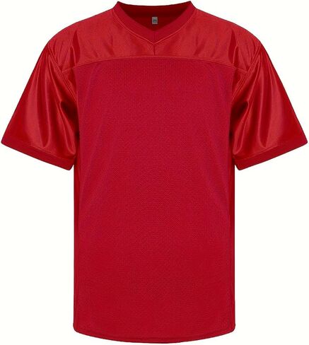 Soccer-Balls Blank Jerseys Mesh Athletic Soccer-Balls Shirt Practice Sports Uniform, Breathable V Neck Short Jersey in Kuwait