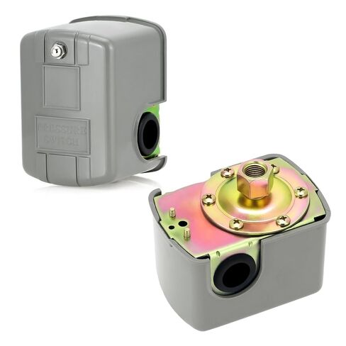 QWORK 30/50 Pressure Switch for Well Pump - 2 Pack Adjustable Cut-in/Out Pressure (30-50 PSI) - 1/4"-18 NPT Female Thread in Kuwait