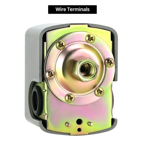 QWORK 30/50 Pressure Switch for Well Pump - 2 Pack Adjustable Cut-in/Out Pressure (30-50 PSI) - 1/4"-18 NPT Female Thread in Kuwait