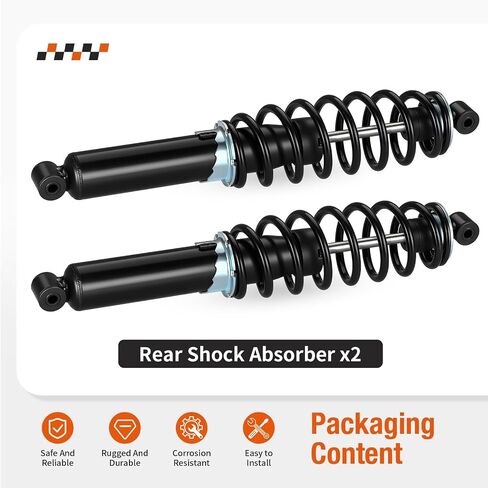 Left & Right Rear Shock Absorbers For Polaris Scrambler 850 2013-2025 Sportsman 550 850 1000 2009-2025 7043463 7043874 in Kuwait
