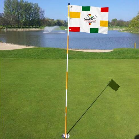 Arnold Palmer Invitational Golf Club Golf Pin Flag Practic Putting Green Golf Flag For Backyard Garden Double-Sewn 420D Nylon Miniature Pin Flag (20"X13" Grommet) in Kuwait