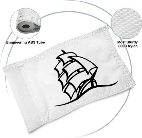Shipyard Golf Club Golf Pin Flag Practic Putting Green Golf Flag For Backyard Garden Double-Sewn 420D Nylon Miniature Regulation Tube Flag (20"X13") in Kuwait