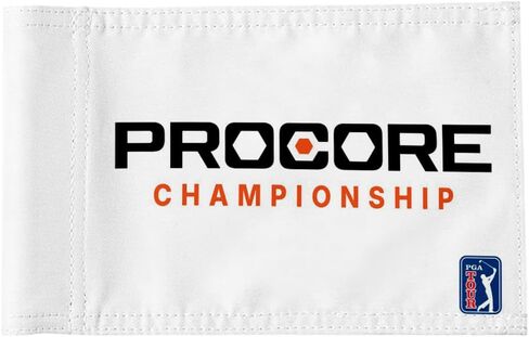 Procore Championship Golf Club Golf Pin Flag Practic Putting Green Golf Flag For Backyard Garden Double-Sewn 420D Nylon Regulation Tube Flag (8"x6") in Kuwait