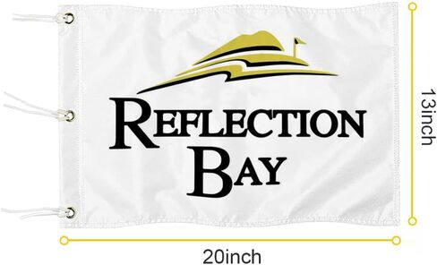 Reflection Bay Golf Club Golf Pin Flag Practic Putting Green Golf Flag For Backyard Garden Double-Sewn 420D Nylon Miniature Pin Flag (20"X13" Grommets) in Kuwait