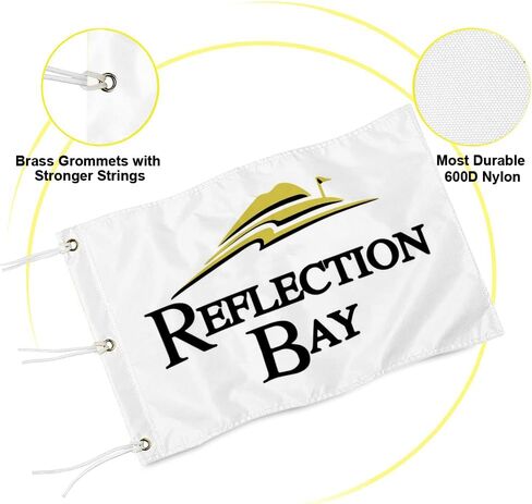 Reflection Bay Golf Club Golf Pin Flag Practic Putting Green Golf Flag For Backyard Garden Double-Sewn 420D Nylon Miniature Pin Flag (20"X13" Grommets) in Kuwait