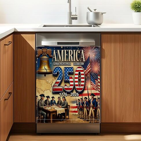 Farm Chicken Dishwasher Magnet Cover for Kitchen Décor | Polyester Dishwasher Magnet Panel with Edge Magnetic Strips, Easy Install Kitchen Appliance in Kuwait