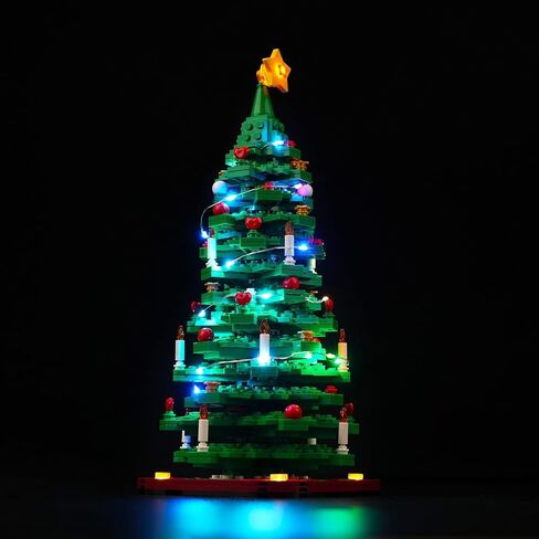 مجموعة إضاءة LED VONADO لشجرة عيد الميلاد Lego 40573 (بدون نموذج)، مجموعة إضاءة الديكور المتوافقة مع كتلة لعبة بناء شجرة عيد الميلاد Lego (إصدار الموسيقى) in Kuwait