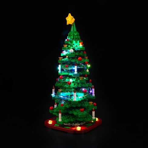 مجموعة إضاءة LED VONADO لشجرة عيد الميلاد Lego 40573 (بدون نموذج)، مجموعة إضاءة الديكور المتوافقة مع كتلة لعبة بناء شجرة عيد الميلاد Lego (إصدار الموسيقى) in Kuwait
