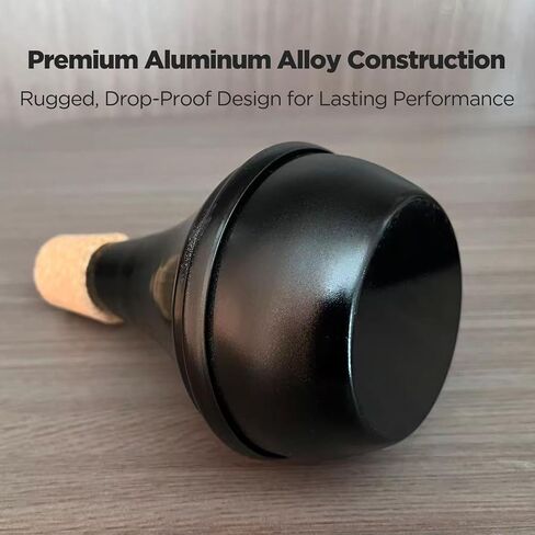 Extra-Lightweight Trumpet Mute with Full Cork Padding - Sound Reduction Silencer for Bb Trumpet, Ideal for Home Rehearsal(TM-02) in Kuwait