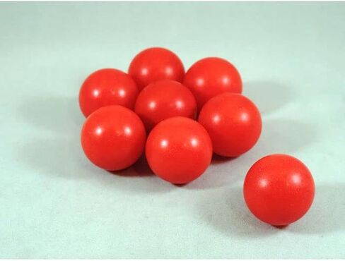 500 Count .43 Caliber Polymer Balls, Red Precision Spherical Rounds, Smooth Seamless Construction, Uniform Diameter Practice Balls, Reusable Nylon Composite Ball Set in Kuwait