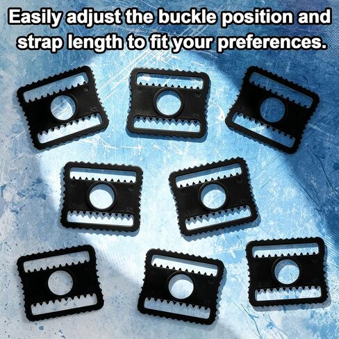 90 Pcs Replacement Hockey Goalie Mask Slider Clips Fits Standard 25mm Straps Durable Plastic Sports Helmets Buckle Hockey Helmets Repair Kit for Football Baseball Hockey Sports Helmet Chin Strap in Kuwait