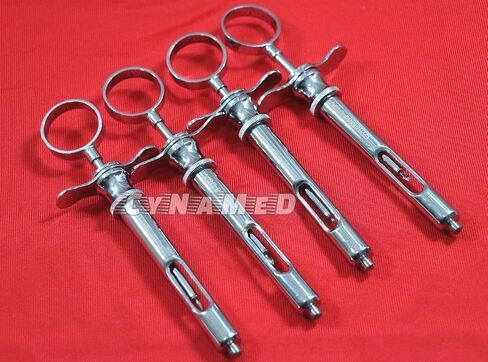 4 محاقن مخدرة للأسنان فاخرة ذاتية الشفط 1.8CC-Dental Instruments-A+ (CYNAMED) in Kuwait