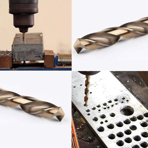 8Pcs Metric Tap & Drill Bit Set,M3×0.5 Spiral Point Thread Tap,2.5mm Twist Drill Bits Roasted Yellow, Screw Tapping Threading Tools,Precision Metalworking,Model Making & DIY Projects ﻿ in Kuwait