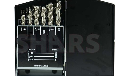 شارس (18 قطعة) مجموعة الحنفية والمثقاب السفلي HSS 404-7277 P in Kuwait