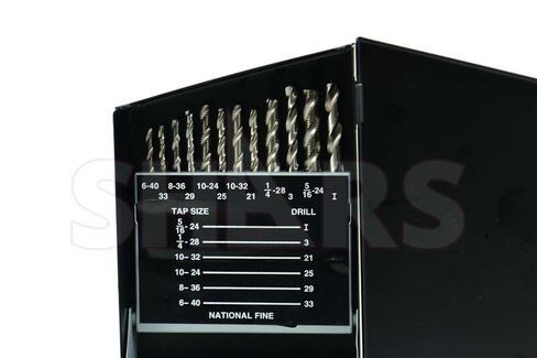 شارس (18 قطعة) مجموعة الحنفية والمثقاب السفلي HSS 404-7277 P in Kuwait