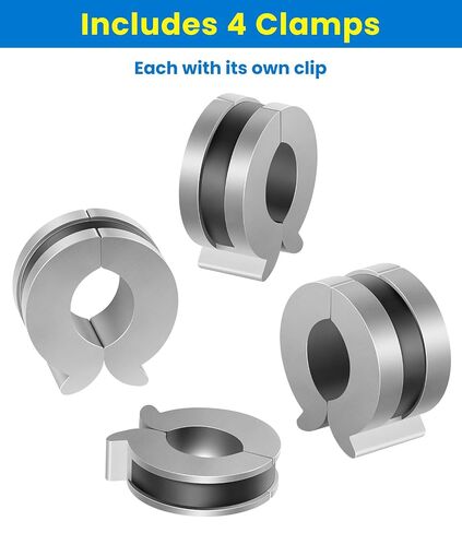 Stroke Control Kit for Hydraulic Cylinders – Thickness: 0.75", 1.0", 1.25", 1.5" – Fits 1-1/8", 1-1/4", 1-3/8", & 1-1/2" Cylinder Rods, Adjustable Limiter Clamps with Finger Tabs in Kuwait