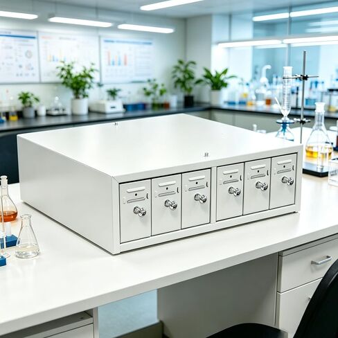 Stackable Microscope Slide Storage Cabinet with 6 Drawers, Hold Up to 5000 Microscope Slides Storage Drawer for Laboratory and School | Heavy-duty in Kuwait
