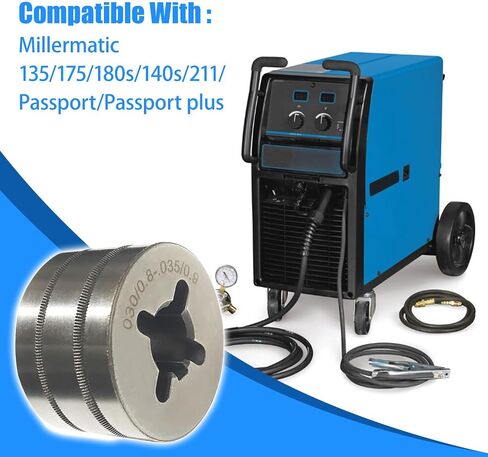 1 PCS 202926 Drive Roll Replacement .030-.035 And .045 Fits for Miller Millermatic 135/175/180s/140s/211/Passport Plus in Kuwait