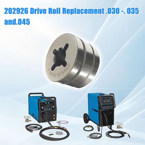 1 PCS 202926 Drive Roll Replacement .030-.035 And .045 Fits for Miller Millermatic 135/175/180s/140s/211/Passport Plus in Kuwait