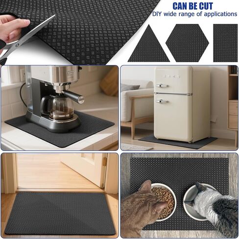Washing Machine Mat, 31'' X 31'' Anti Vibration Mat for Washer | Double-Sided Non-Slip Grip, High-Density PU for Floor Protection, Noise Reduction & Shock Absorbing for Home Laundry Rooms in Kuwait