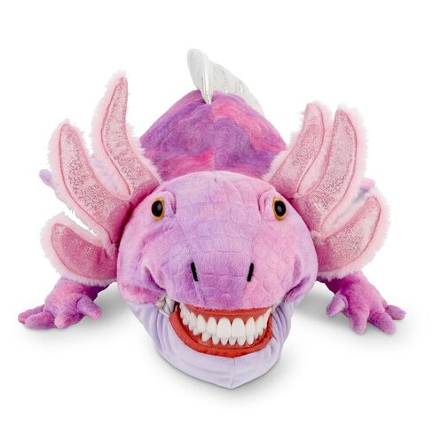 Practi Pals Lolly Axolotl Dental Hygiene Puppet, Dental Educational Plush Doll, Oral Health Teaching Aid with Fully Flossable Typodont in Kuwait