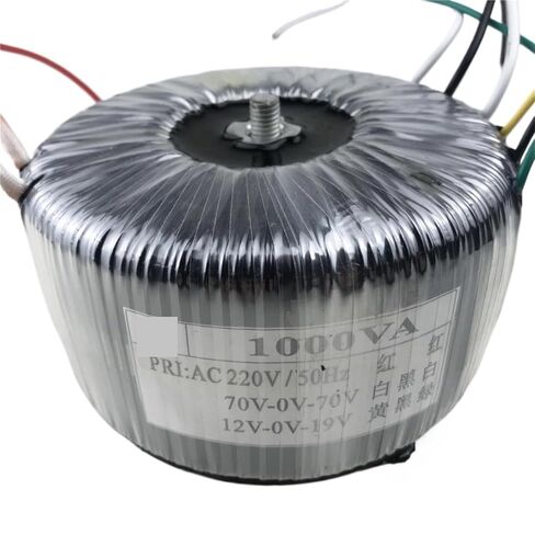 1pcs 1000W toroidal Transformer 220V to Dual 70V Single-Phase Isolated Power Amplifier Full Copper Accessories in Kuwait