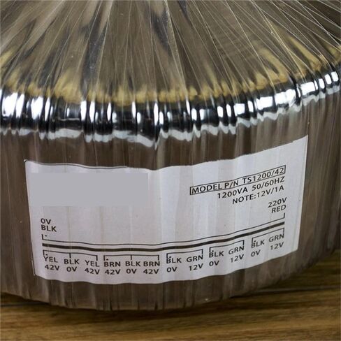 1pcs 1200W Ring 220v to Double 42v Two Groups + Single 12v Three Groups Pure Copper Wire high-Power toroidal Transformer in Kuwait