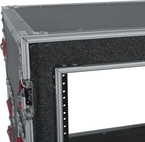 Gator Cases G-TOUR Road Ready Shock Rack Case with Heavy Duty Casters and Tour Grade Hardware; 17" Rackable Depth, 8U (G-TOUR SHK8 CAS) in Kuwait