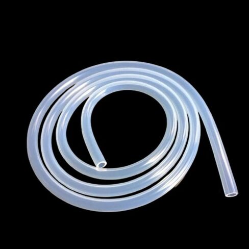 1M Flexible Silicone Hose, ID 0.5-8mm Clear Water Pipe, excellent as Aquarium Air and Liquid Transfer Use(1X3MM) in Kuwait