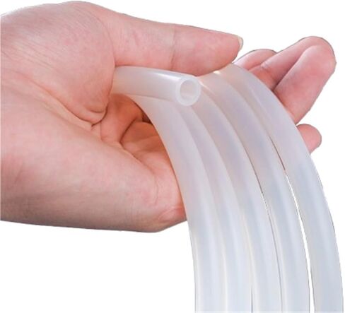 Clear Silicone Rubber Pipe, 1 Meter, ID 0.5-10mm Flexible Aquarium Hose, Soft Tube for Fluid Transfer and Water Use(5MM*8MM) in Saudi Arabia