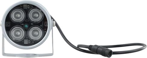 إضاءة LED بالأشعة تحت الحمراء IP42 850Nm مقاومة للماء مع نطاق 50 متر وزاوية شعاع 90 درجة لأنظمة كاميرات المراقبة CCTV مقاومة لتسرب الماء ومراقبة سرية طويلة المدى in Kuwait