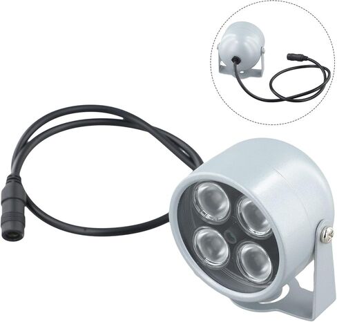 إضاءة LED بالأشعة تحت الحمراء IP42 850Nm مقاومة للماء مع نطاق 50 متر وزاوية شعاع 90 درجة لأنظمة كاميرات المراقبة CCTV مقاومة لتسرب الماء ومراقبة سرية طويلة المدى in Kuwait