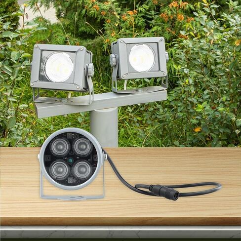 إضاءة LED بالأشعة تحت الحمراء IP42 850Nm مقاومة للماء مع نطاق 50 متر وزاوية شعاع 90 درجة لأنظمة كاميرات المراقبة CCTV مقاومة لتسرب الماء ومراقبة سرية طويلة المدى in Kuwait