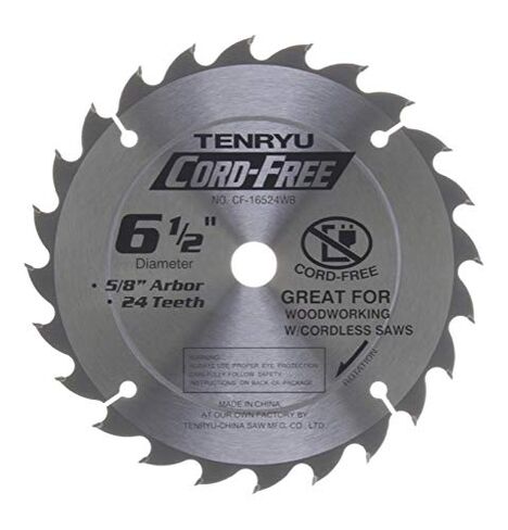 Tenryu CF-16524WB 6-1/2" 24T 5/8" أربور، 0.059 كيرف، 3900 دورة في الدقيقة، زخرفة لاسلكية in Kuwait