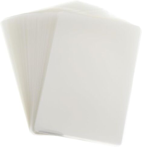 Gadpiparty 200pcs Laminating Sheets, Transparent Laminating Sheets Thermal Pouches Photo Storage Laminator Clear Plastic Film for Document Protection in Kuwait