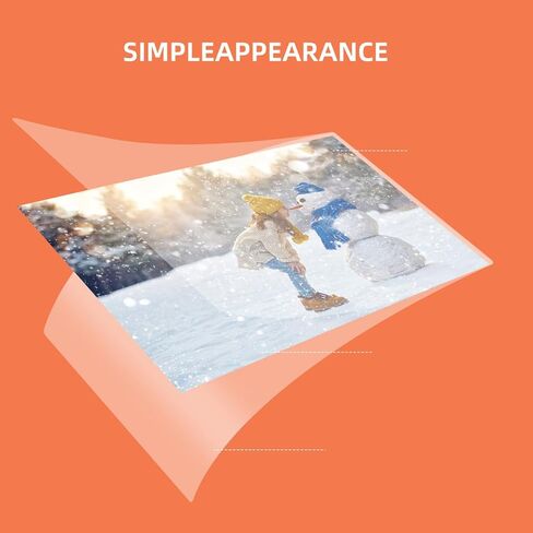 Gadpiparty 200pcs Laminating Sheets, Transparent Laminating Sheets Thermal Pouches Photo Storage Laminator Clear Plastic Film for Document Protection in Kuwait