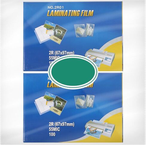 Gadpiparty 200pcs Laminating Sheets, Transparent Laminating Sheets Thermal Pouches Photo Storage Laminator Clear Plastic Film for Document Protection in Kuwait