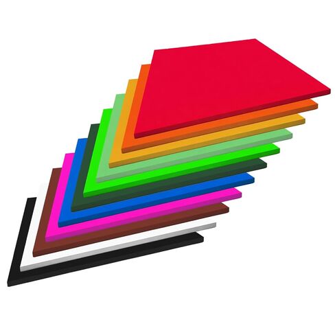 335x300x5mm الألياف الزجاجية الملونة G10 لوحة صفائحية مركبة 13x11.8 (أبيض) in Kuwait