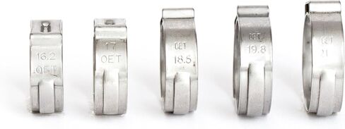 مجموعة متنوعة من Oetiker Stepless® Oetiker Clamp، مشابك أذن، مشابك خرطوم أذن واحدة (50 حزمة (5/8-13/16)، مع كماشة) in Kuwait