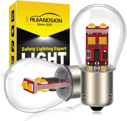 Ruiandsion 2pcs 1157 2057 7508 BAY15D LED Bulb Red 12V Replacement for Car Brake Rear Stop Tail Lights in Saudi Arabia