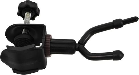 KALLORY Music Stand Violin Mount Hanger with Clip-on Design for Versatile Use, Metal and Plastic Violin Holder Rack Suitable for Music Classrooms and Performance Venues in Kuwait
