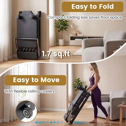 Goplus Foldable Pilates Reformer Machine for Home Gym, 84" Large Pilates Equipment w/ Dual Resistance System, Professional Pilates Machine for All Levels, 660 lbs Load Capacity in Kuwait