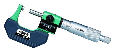 INSIZE 3400-4 ميكرومتر خارجي مع عداد، 3 "-4"، دقة العداد .001"، التخرج الكشتبان .0001" in Kuwait