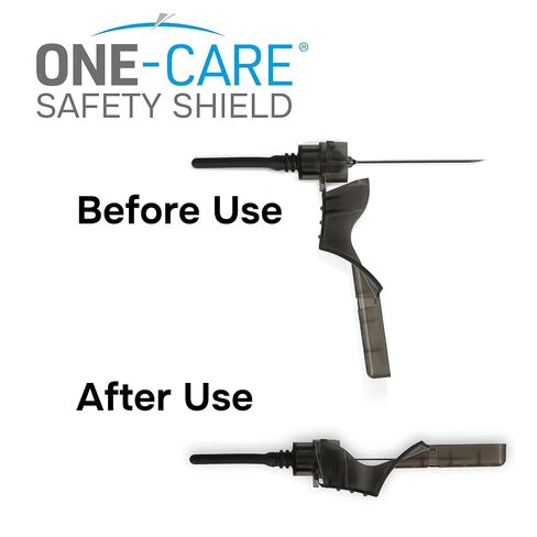 ONE-CARE 48 حزمة 22 جيجا 1.25 بوصة (1 1/4 بوصة)/32 مم ملحقات توزيع مستلزمات المختبرات الصناعية، معبأة بشكل فردي، مناسبة عالمية in Kuwait