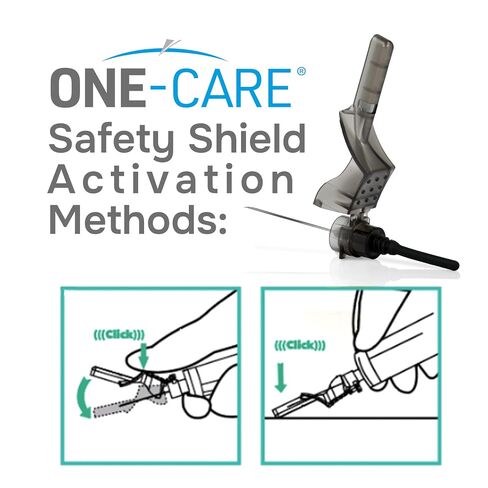 ONE-CARE 48 حزمة 22 جيجا 1.25 بوصة (1 1/4 بوصة)/32 مم ملحقات توزيع مستلزمات المختبرات الصناعية، معبأة بشكل فردي، مناسبة عالمية in Kuwait