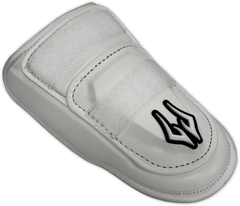 AEGIS Baseball Batter Elbow Guard، حزام مزدوج قابل للتعديل، مقاس واحد للبالغين، أبيض in Kuwait