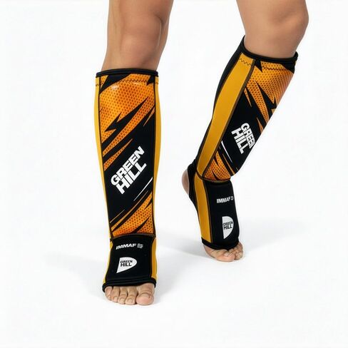 Muay Thai ShinGuards MMA Shin Guards – Kickboxing Shin Guards Muay Thai Shinguards, Shin Instep Pad MMA IMMAF Approved from Green Hill in Kuwait