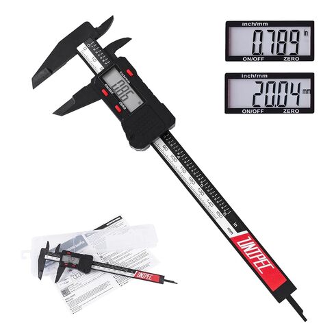 6" Digital Caliper – Measuring Tool with LCD Display, Inch/MM Conversion, Auto-Off, Accurate ABS Body Electronic Caliper for DIY, Woodworking, Metal & Crafts in Kuwait