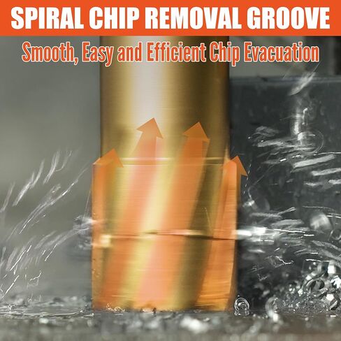 EASEWORK TOOL Carbide-Tipped Annular Cutter, 1/2-inch Cutting Diameter x 2-inch Cutting Depth, 3/4" Weldon Shank, TCT Mag Drill Bit with Advanced PVD Nano-Coating in Kuwait